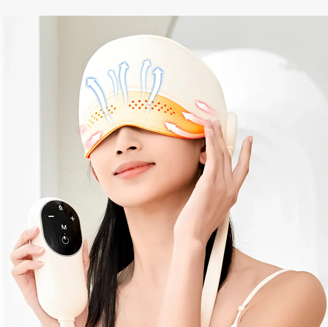 NeuroSoothe Air Compression Massage Helmet