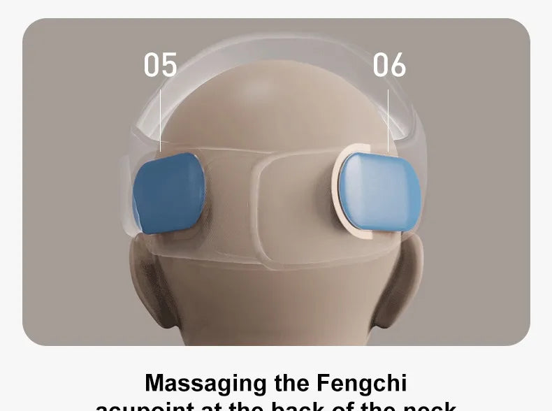 NeuroSoothe Air Compression Massage Helmet