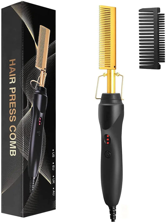SleekFusion 2-in-1 Hot Comb & Straightener
