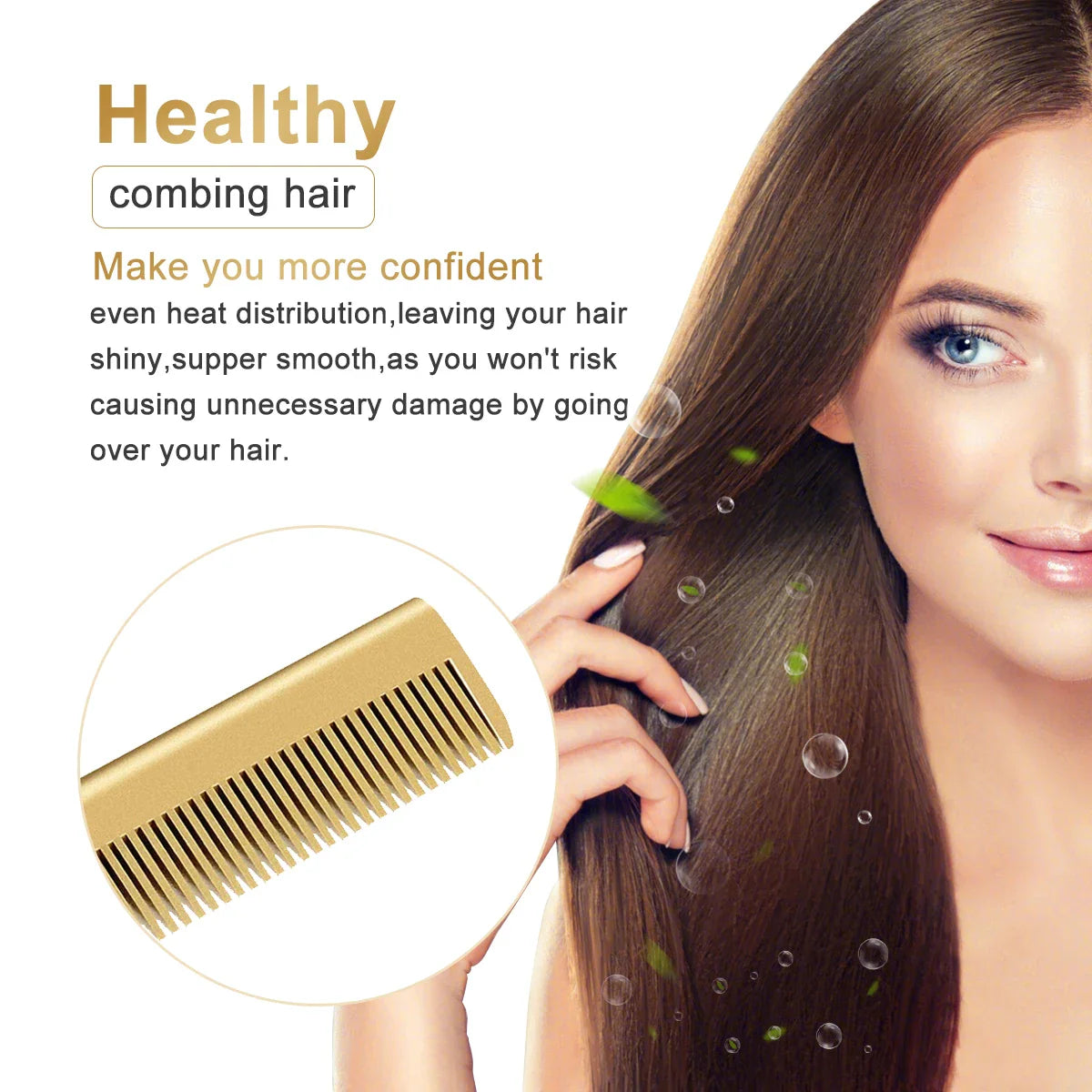 SleekFusion 2-in-1 Hot Comb & Straightener