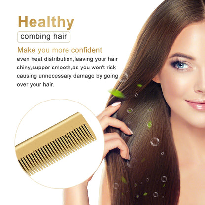 SleekFusion 2-in-1 Hot Comb & Straightener
