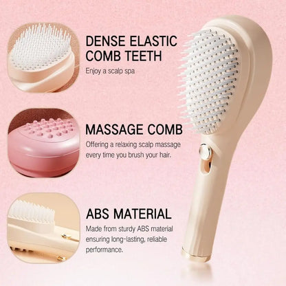 GlideClean Self-Cleaning Hair Brush