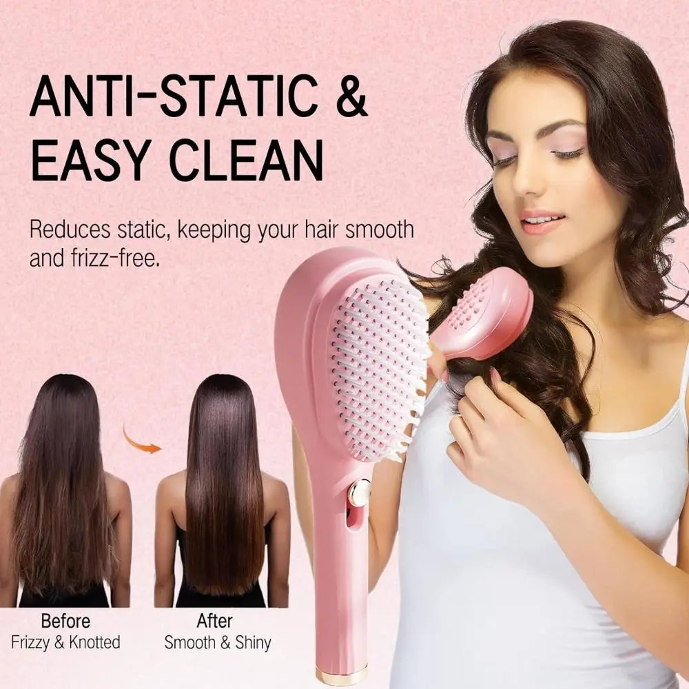 GlideClean Self-Cleaning Hair Brush