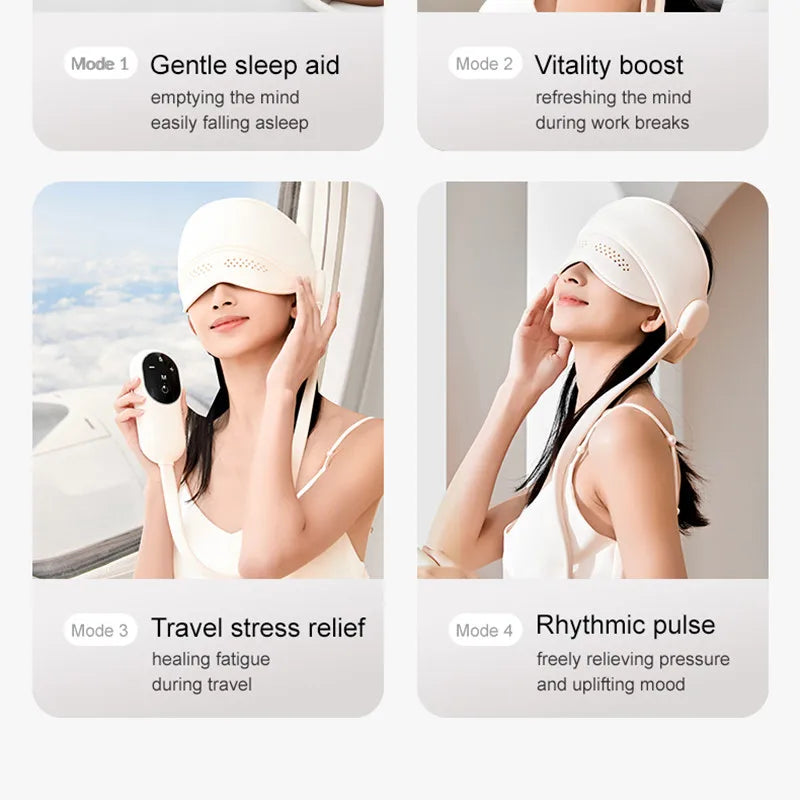 NeuroSoothe Air Compression Massage Helmet
