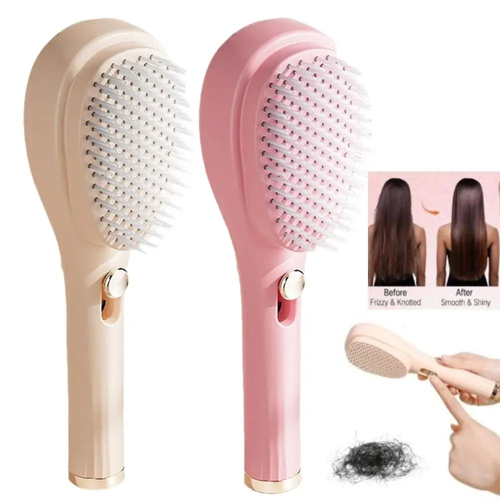 GlideClean Self-Cleaning Hair Brush