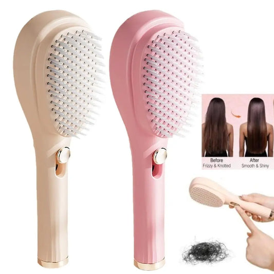 GlideClean Self-Cleaning Hair Brush
