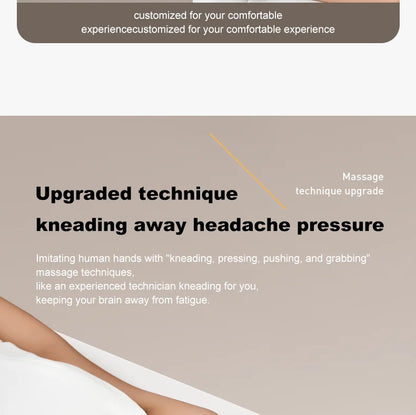 NeuroSoothe Air Compression Massage Helmet