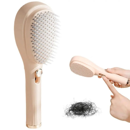 GlideClean Self-Cleaning Hair Brush