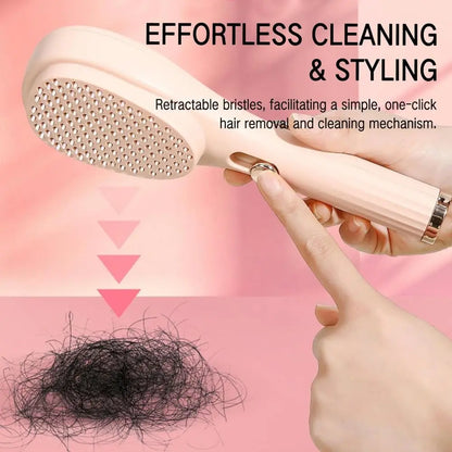 GlideClean Self-Cleaning Hair Brush